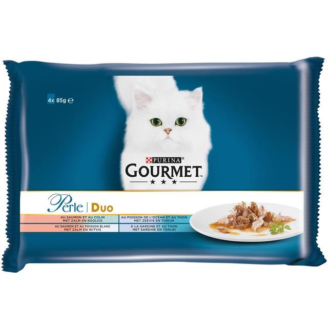 7613033574788 - Purina - Gourmet Perle - Sachets Duo de la Mer 4 Variétés pour chat