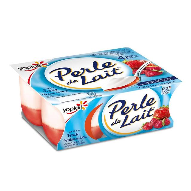 3329770065888 - Perle de lait - Yaourt sur lit de fraise