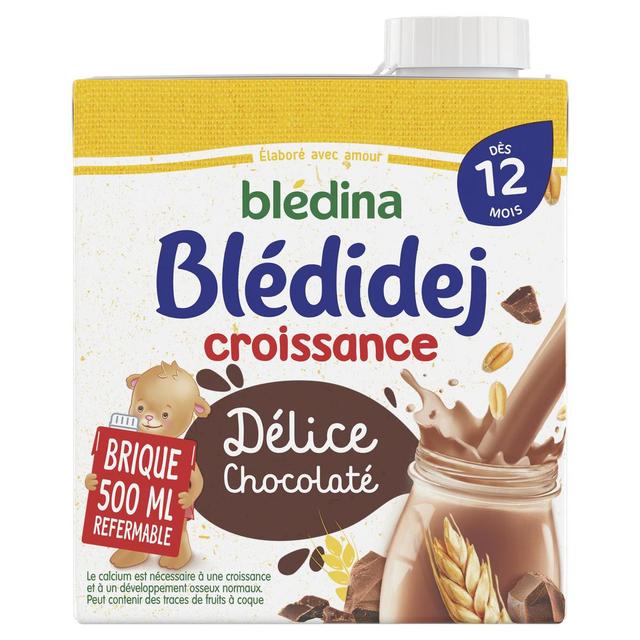 3041091617088 - Blédina - Blédi'dej - Céréales Lactées Délice Chocolat Brique Bébé Dès 12 mois