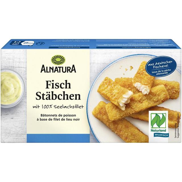 4104420217188 - Alnatura - Bâtonnets panés de Lieu noir- Panure Bio