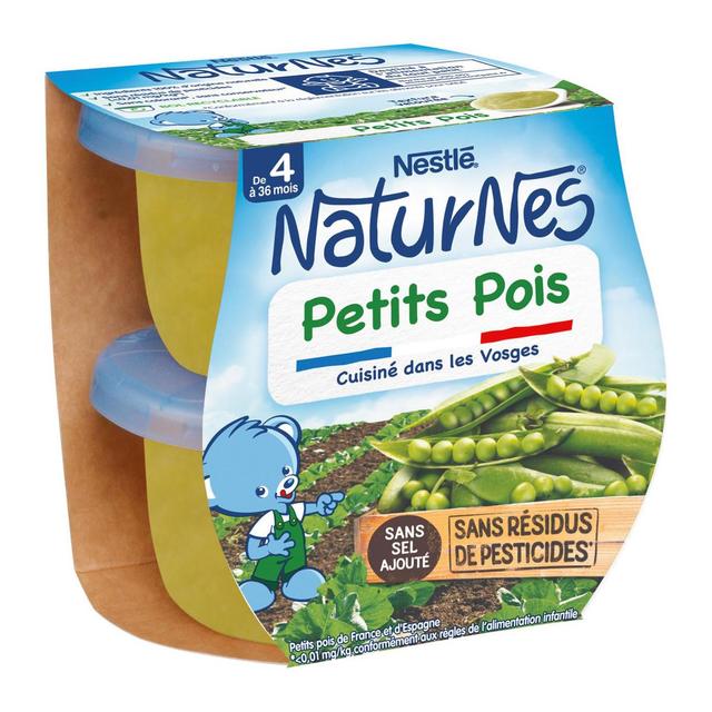 7613031478088 - Nestlé - Naturnes - Petits pois Bol Bébé Dès 4 mois