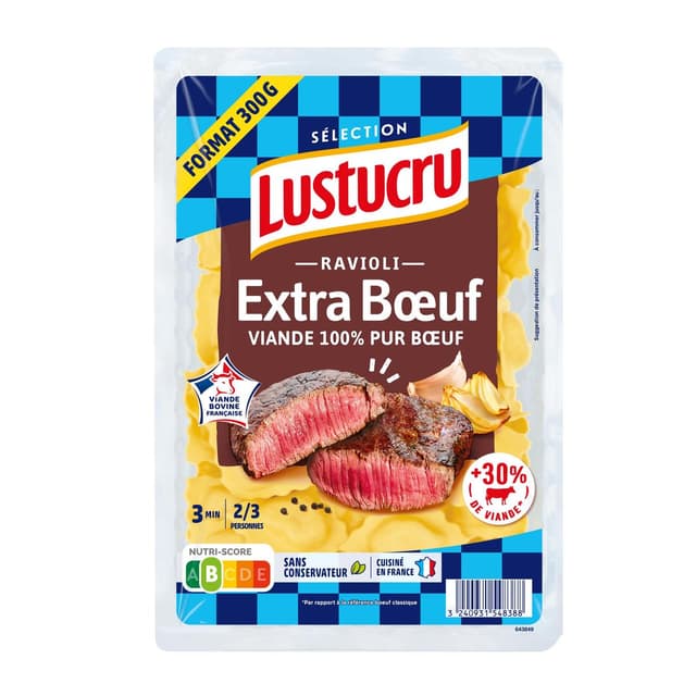 3240931548388 - Lustucru - Ravioli Extra Boeuf