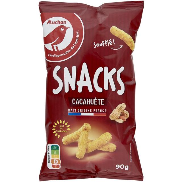 3596710448388 - Auchan - Biscuits soufflés apéritif saveur cacahuète
