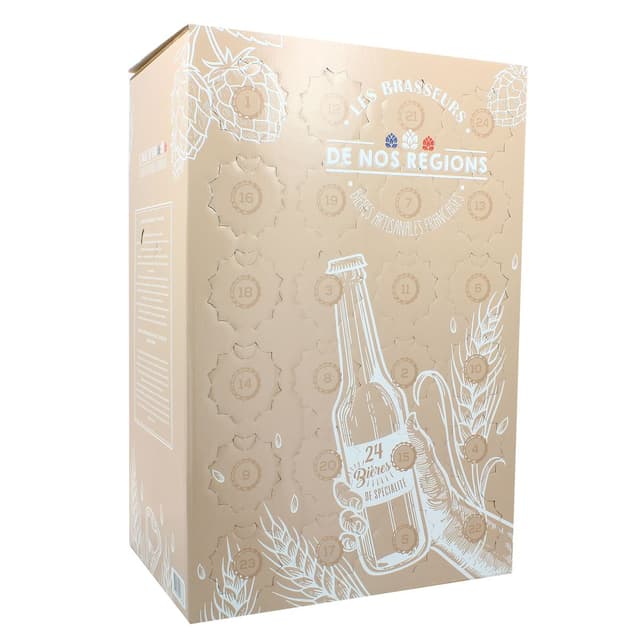 3760238198388 - Les brasseurs de nos regions - Calendrier de l'avent bière artisanales francaises