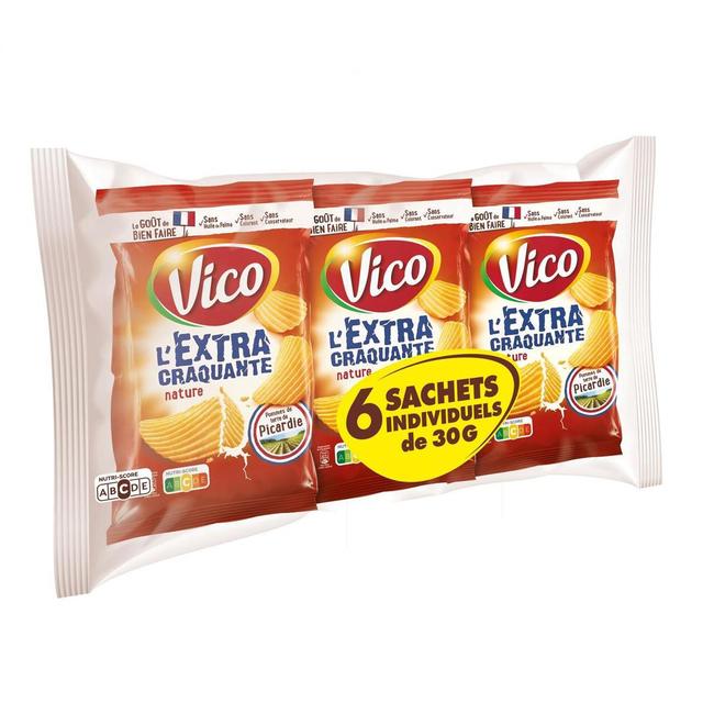 3336971803089 - Vico - Chips Extra Craquantes Multipack Nature