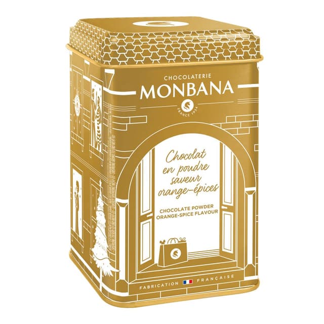 3474341203289 - Chocolaterie Monbana - Poudre de chocolat chaud aux épices de noël