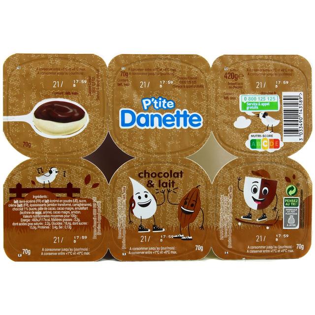 3033490143589 - Danette - Crème dessert chocolat et lait