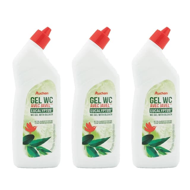 2050000413889 - Auchan - Gel WC avec javel à l'eucalyptus