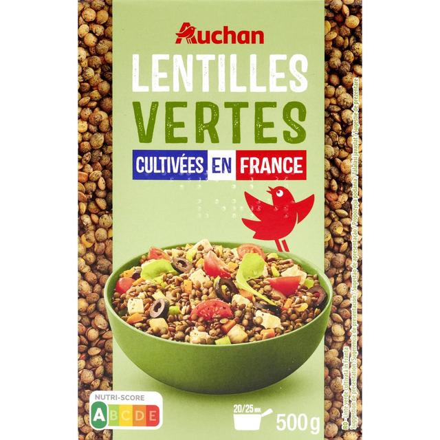 3596710384389 - Auchan - Lentilles vertes