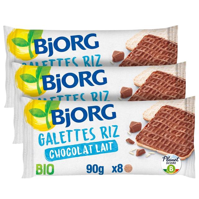 2050000334689 - Bjorg - Galettes Riz Chocolat au Lait Bio