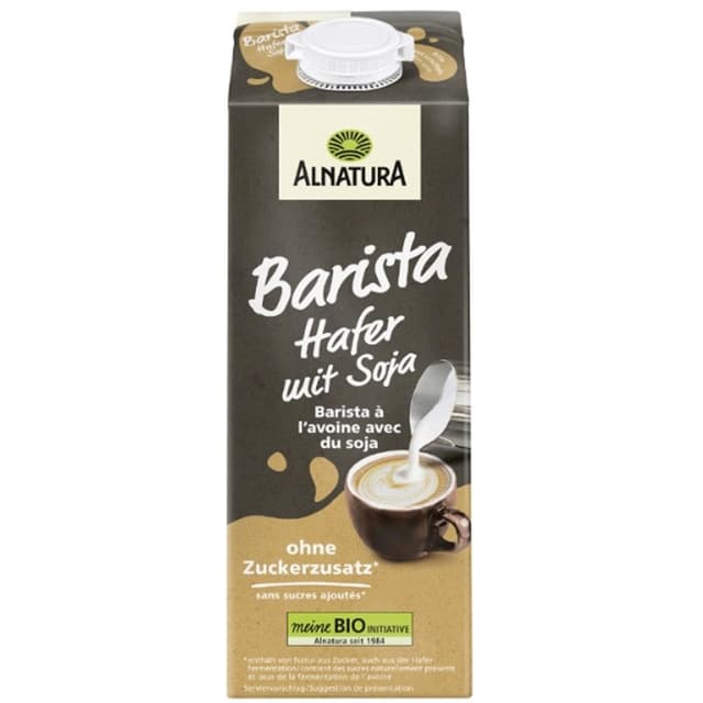 4104420224889 - Alnatura - Avoine Soja Barista Sans sucres ajoutés Boisson Végétale Bio