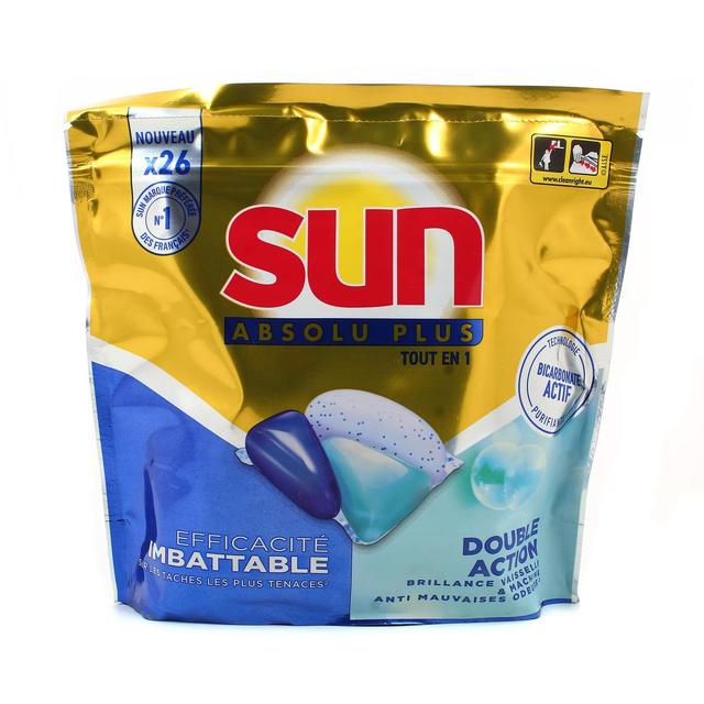8720181474989 - Sun - Capsule lave vaisselle tout en 1 Double Action