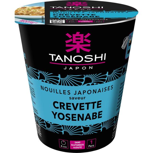 3229820765389 - Tanoshi - Japon - Nouilles Saveur Crevettes Yosenabe en cup