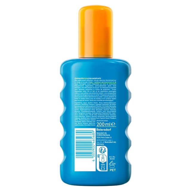4005900465689 - Nivea sun - Spray solaire Activateur de bronzage protect & bronze FPS 50