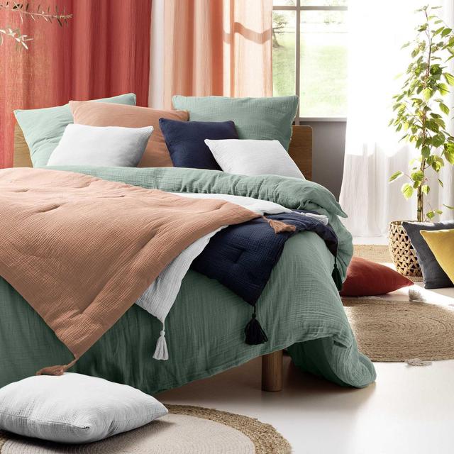 3574386447089 - Douceur D Interieur - Parure gaze sauge