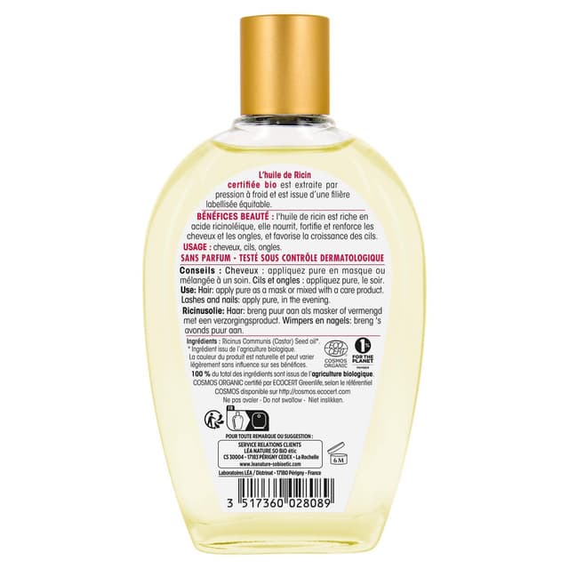 3517360028089 - SO'BIO ETIC - Huile de Ricin