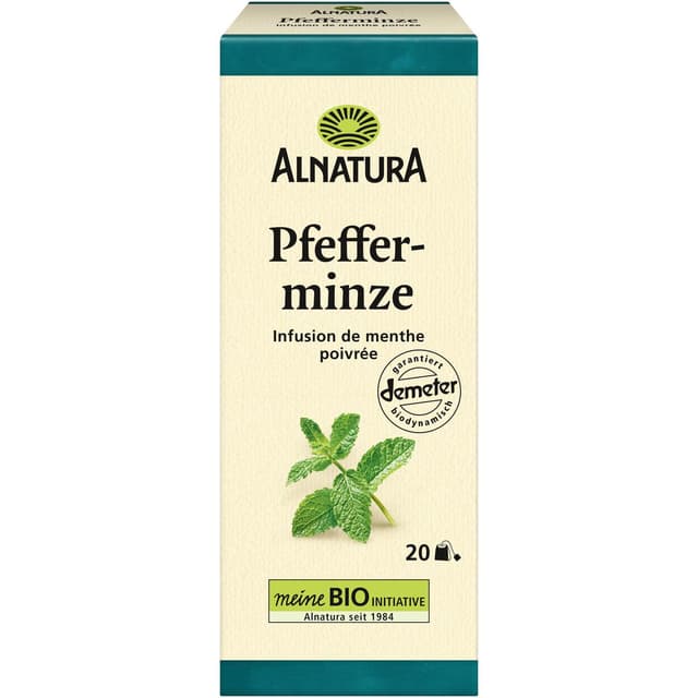4104420262812 - Alnatura - Infusion à la menthe poivrée bio - 20 Sachets
