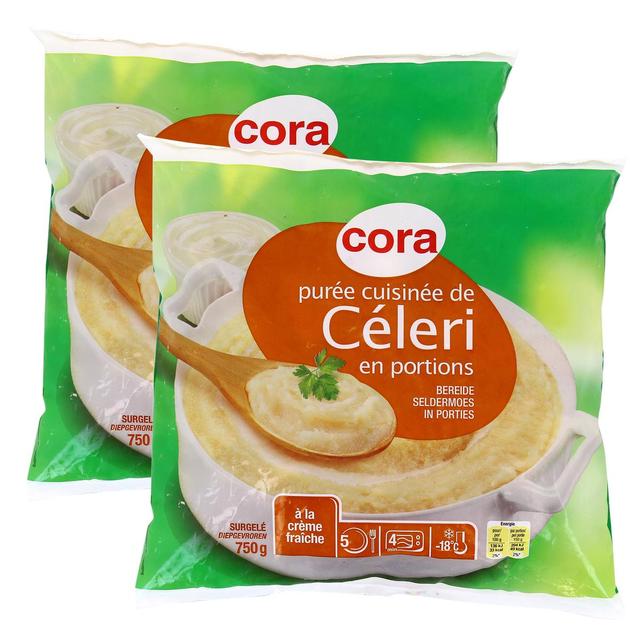 2050000269189 - Cora - Purée cuisinée de céleri à la crème fraîche en portions