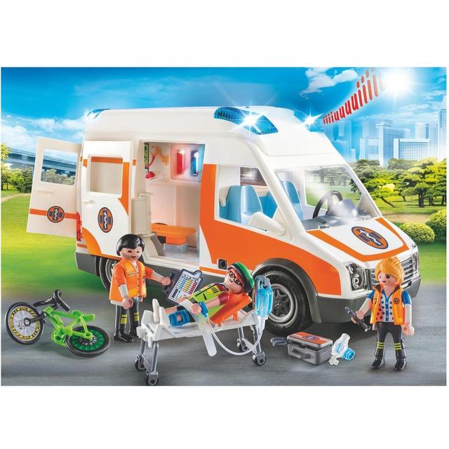 4008789700490 - PLAYMOBIL® City Life - Ambulance et secouristes