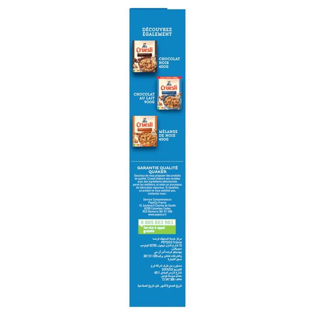 3168930010890 - Quaker - Cruesli chocolat au lait