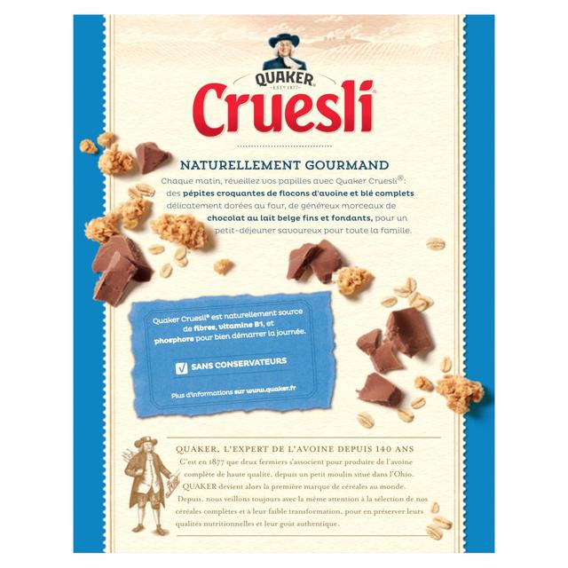 3168930010890 - Quaker - Cruesli chocolat au lait
