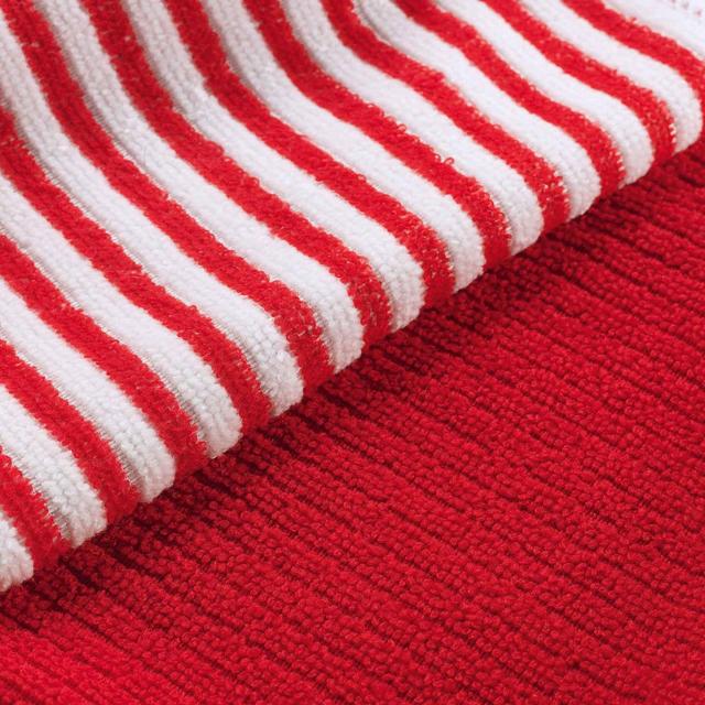 3574387901290 - Douceur D Interieur - 3 torchons microfibre CUISTOT ROUGE