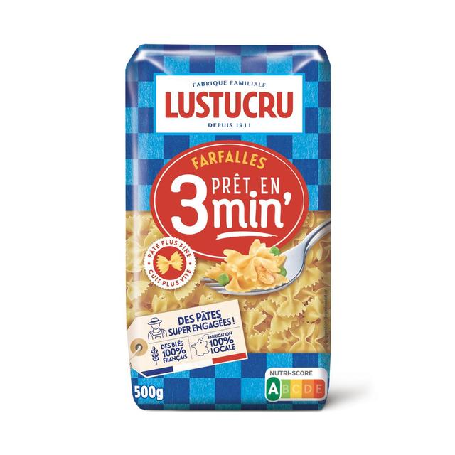 3660861021490 - Lustucru - Pâtes Farfalle Cuisson Rapide