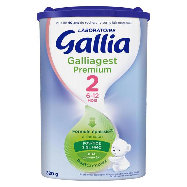 3041091511690 - Laboratoire Gallia - Lait bébé en poudre Galliagest Premium épaissi 2ème âge, 6-12 mois
