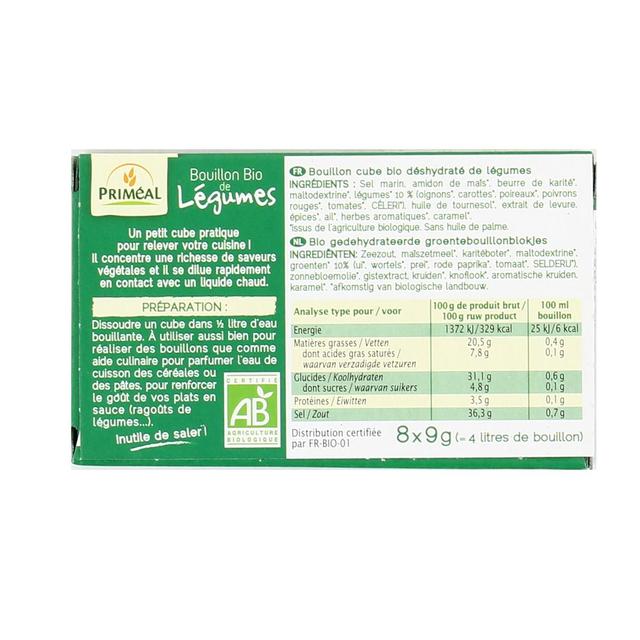 3380380071690 - Priméal - Bouillon Bio de Légumes