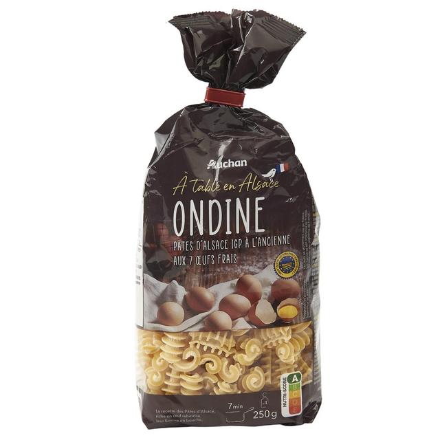 3596710511990 - Auchan Terroir - Pâtes Ondines d'Alsace aux oeufs frais blé français IGP