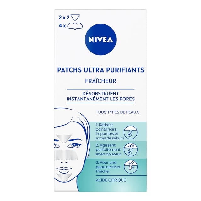 4005900672490 - Nivea - Patchs Purifiants Visage Anti-points Noirs