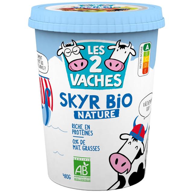 3661344723290 - Les 2 Vaches - Skyr nature bio 0%mg
