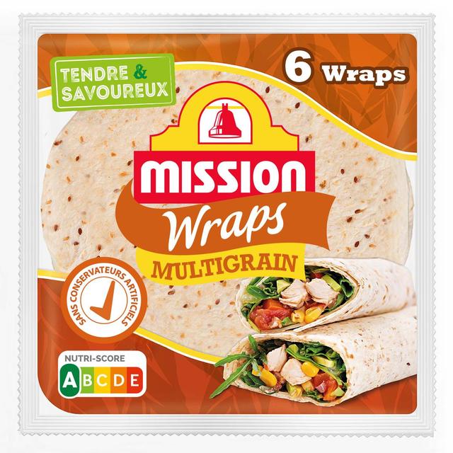 8710637105390 - Mission - 6 galettes Wraps multigrains