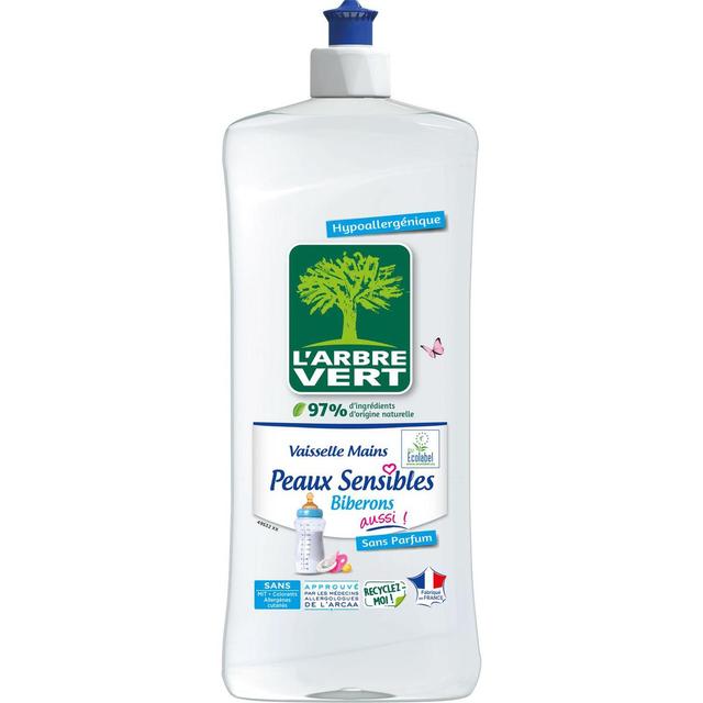 3450601047190 - L'arbre Vert - Liquide vaisselle mains Peaux sensibles - Hypoallergénique