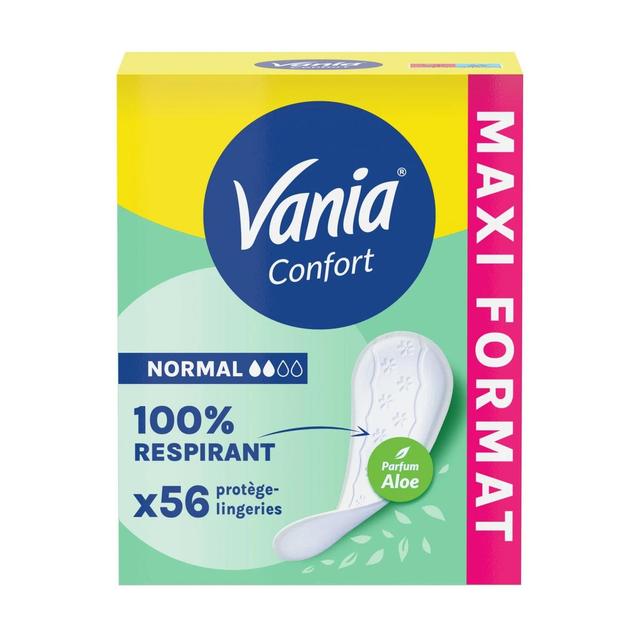 3574661698090 - Vania - Protège-slips Normal Confort 100% Respirant Parfum Aloe Vera