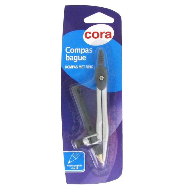 3257983028690 - Cora - Compas bague et crayon graphite HB
