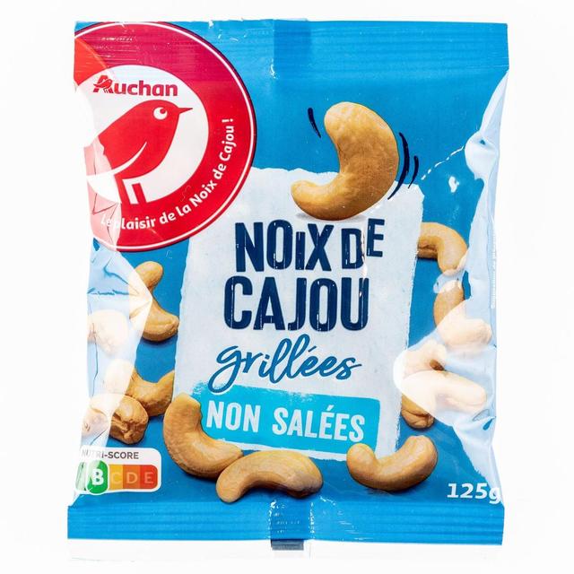 8435177058790 - Auchan - Noix de cajou grillées sans sel ajouté