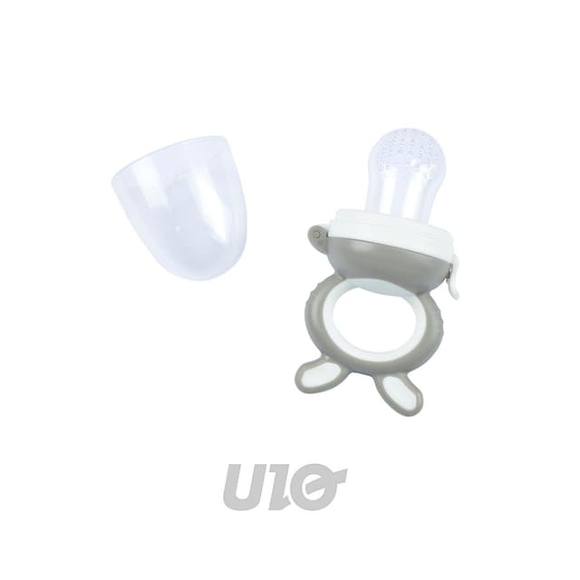 3574380649090 - BEBE DOUCEUR - Tétine Grignoteuse Silicone 11cm Gris