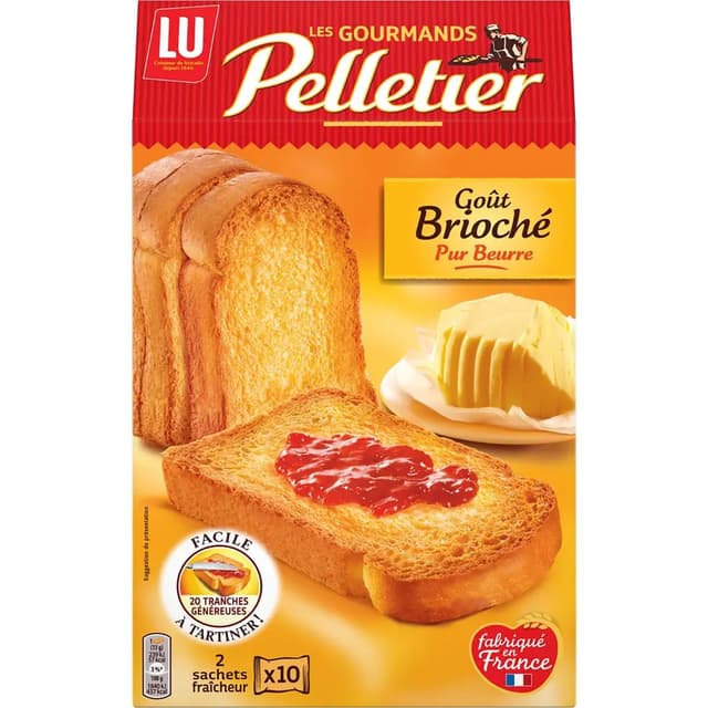 3017760719490 - Pelletier - Pain grillé gout brioché