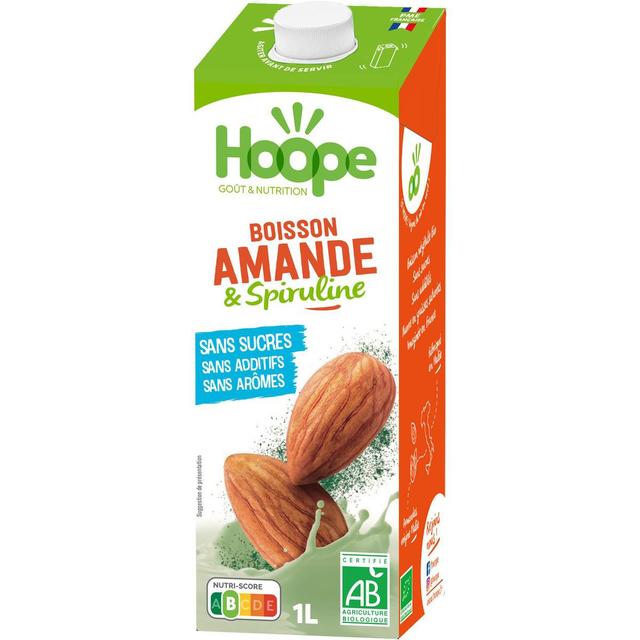3760286460291 - Hoope - Amande et Spiruline Boisson Végétale Bio
