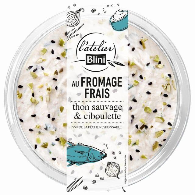 3292070010691 - Atelier Blini - Tartinable au Fromage Frais Thon Sauvage & Ciboulette