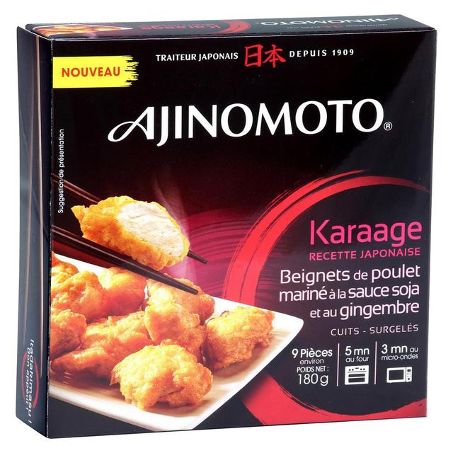 8858639000791 - Ajinomoto - Karaage- Beignets de poulet mariné à la sauce soja et au gingembre
