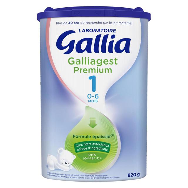 3041091510891 - Laboratoire Gallia - Lait bébé en poudre Galliagest Premium épaissi 1er âge, 0-6 mois