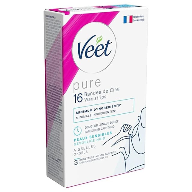3059944011891 - Veet - Bandes de Cire Visage Peaux Sensibles