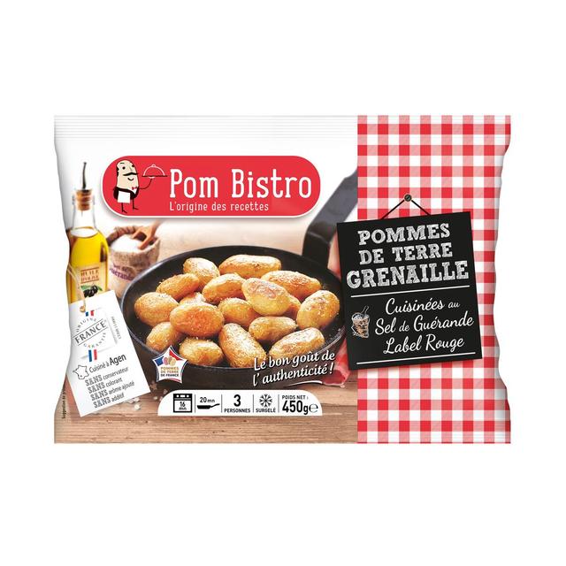 3760032001891 - Pom Bistro - Pommes de terre grenaille au sel de Guérande Label Rouge
