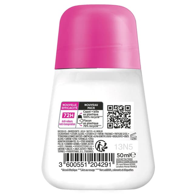 3600551204291 - Narta - Déodorant Bille Protection 5 Anti-Transpirant Sans Alcool Efficacité 72H Fraîcheur Propre