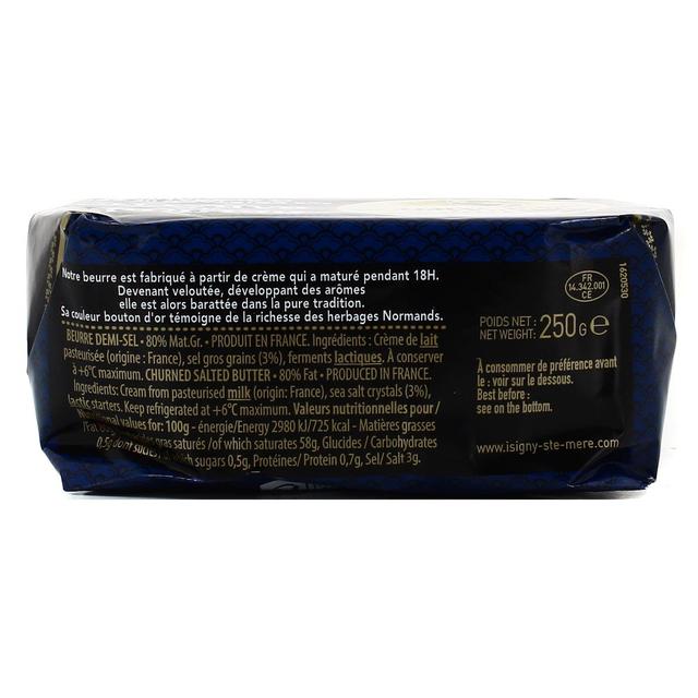 3254550025991 - Isigny Ste mère - Beurre de baratte aux cristaux de sel de guérande