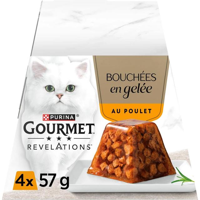 8445291446991 - Purina - Gourmet Révélations - Bouchée en gelée au Poulet pour Chat