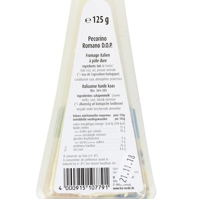 4000915107791 - BioVerde - Pecorino Romano bio D.O.P