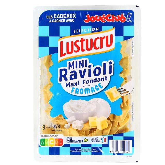 3240931549491 - Lustucru - Mini Ravioli Maxi Fondant au Fromage